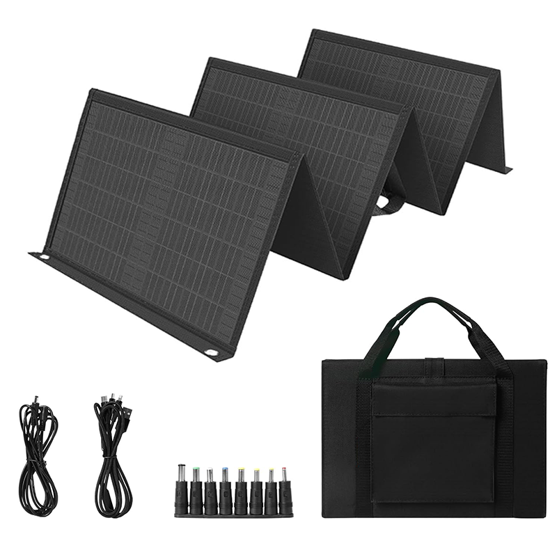 Solar Panel Monocrystalline - Panel Surya Silikon Monokristalin Lipat Portabel