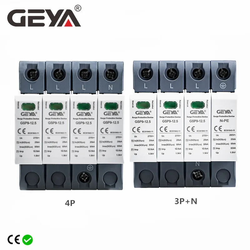 Ac Surge Protector - GEYA GSP9 12.5KA T1 + T2