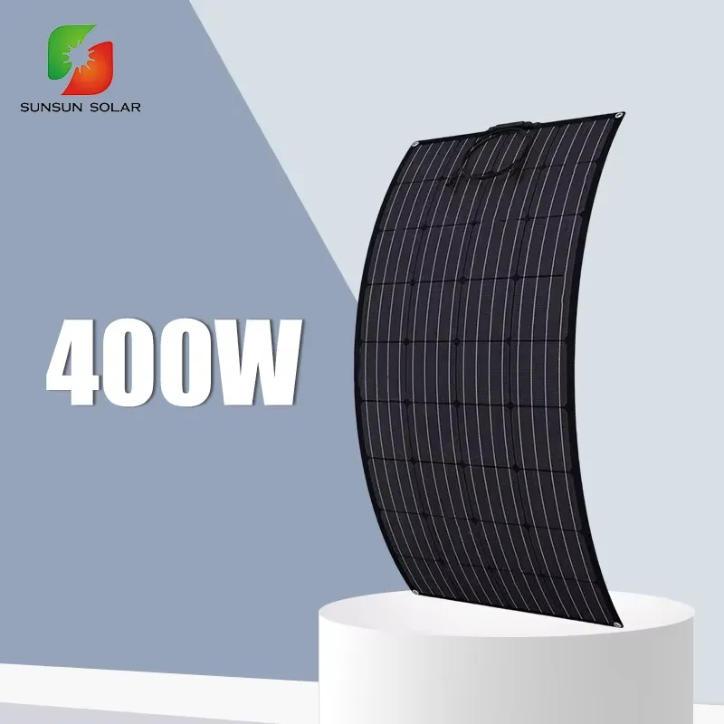 Solar Panel Monocrystalline - Panel Surya Fleksibel ETFE Ringan 400W