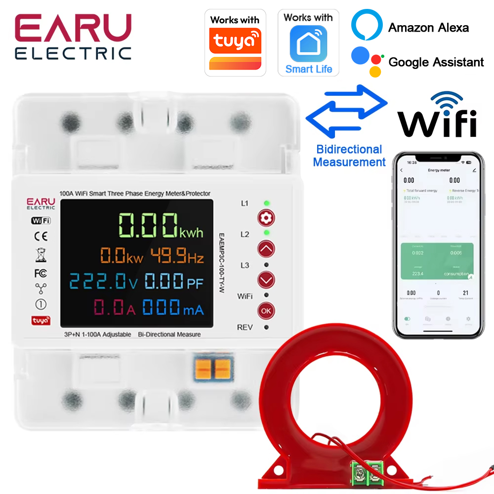 Ac Surge Protector - Meteran Energi Listrik Dua Arah Tiga