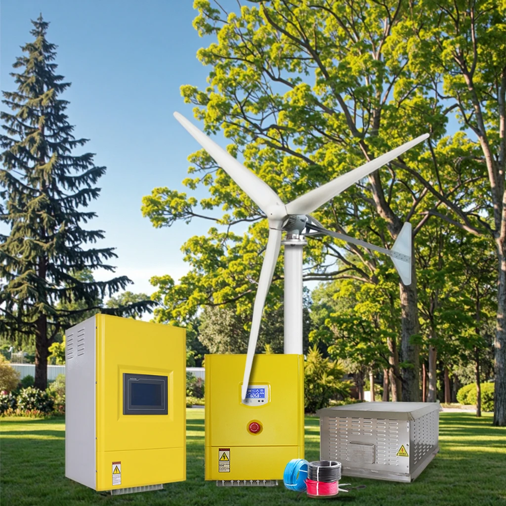 Wind Solar Hybrid Kit - Kit Generator Turbin Angin 2000W 12V/24V
