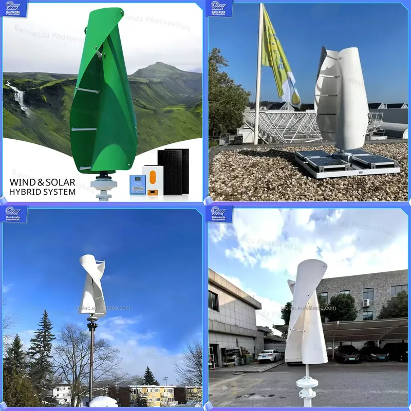 Wind Solar Hybrid Kit - Sistem Turbin Angin Surya Hibrida 5kW