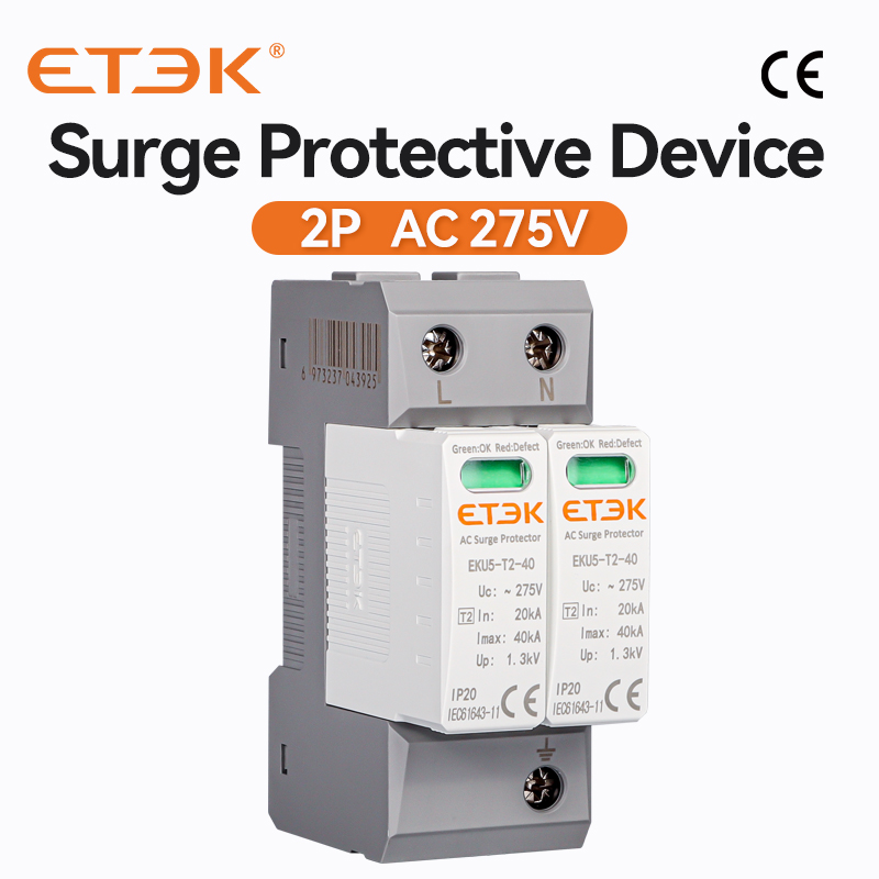 Ac Surge Protector - ETEK Tipe 2 SPD Surge Protector