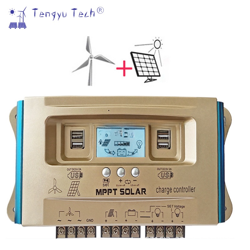 Wind Solar Hybrid Kit - Pengontrol Pengisian Daya Hibrida Angin Surya