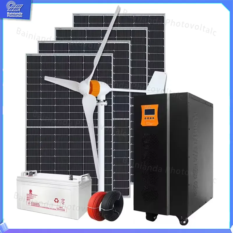 Sistem Generator Hibrida Tenag - Wind Solar Hybrid Kit ulasan dan harga
