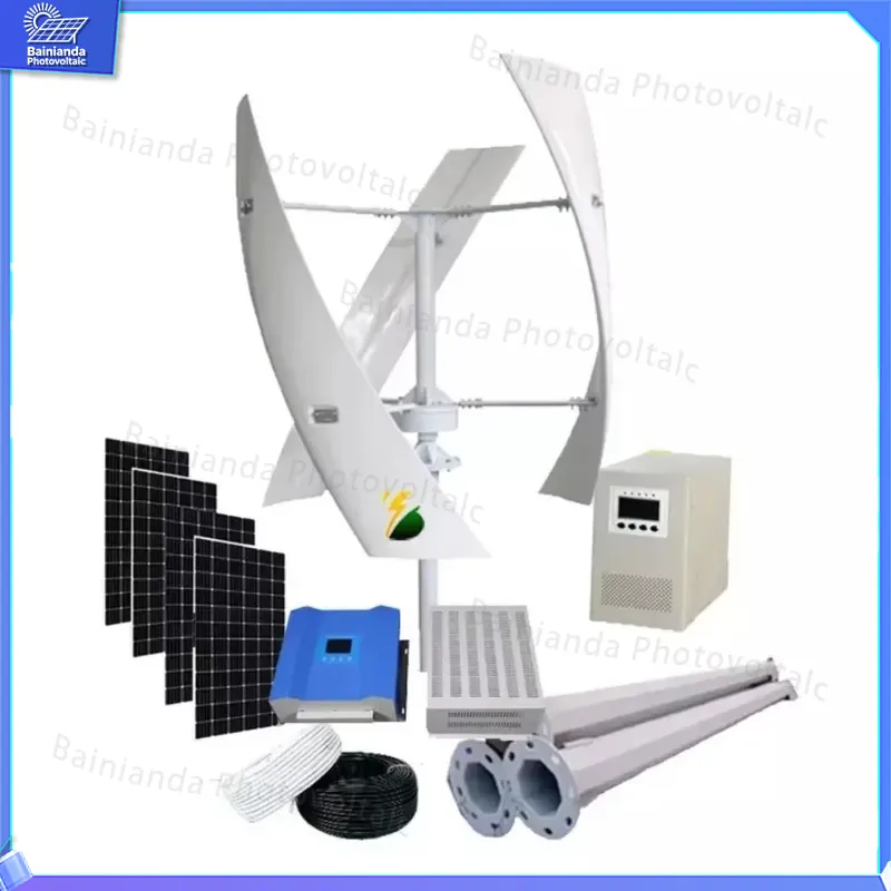 3KW 5KW 10KW Sistem Tenaga Hib - Wind Solar Hybrid Kit ulasan dan harga