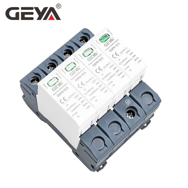 GEYA GSP9 12.5KA T1 + T2 SPD 4 - Ac Surge Protector ulasan dan harga