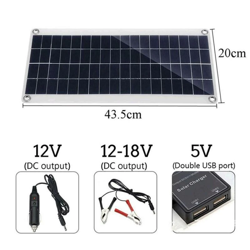 Kit Panel surya, Kit 30W 12V U - Solar Panel Monocrystalline ulasan dan harga