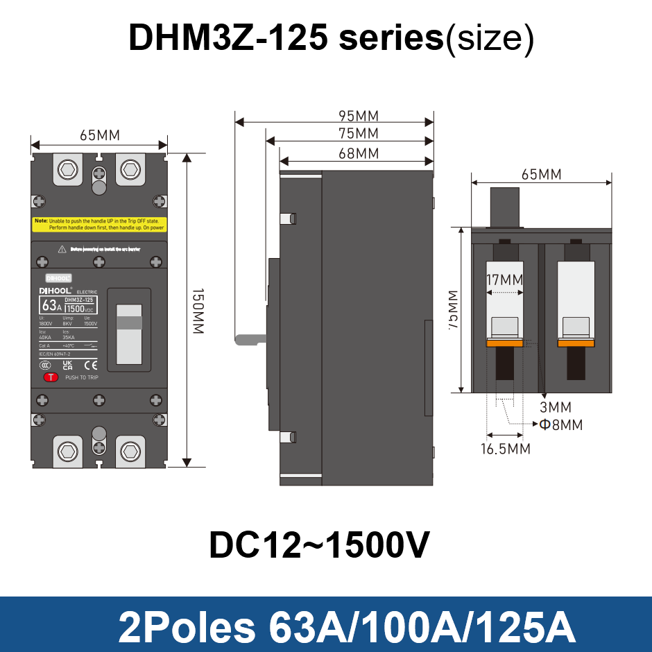 Pemutus Sirkuit MCCB Cetak Cet - Ac Surge Protector ulasan dan harga