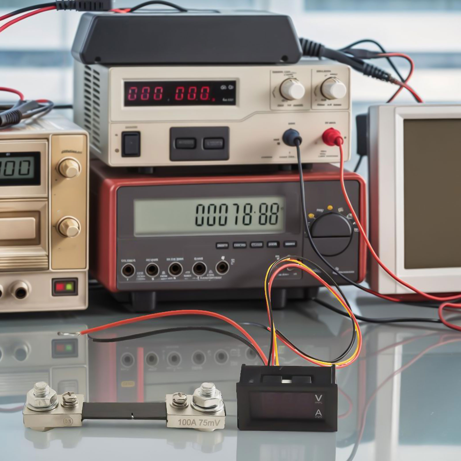 Penguji Volt Amp Digital Ganda - Renewable Energy Vehicles ulasan dan harga