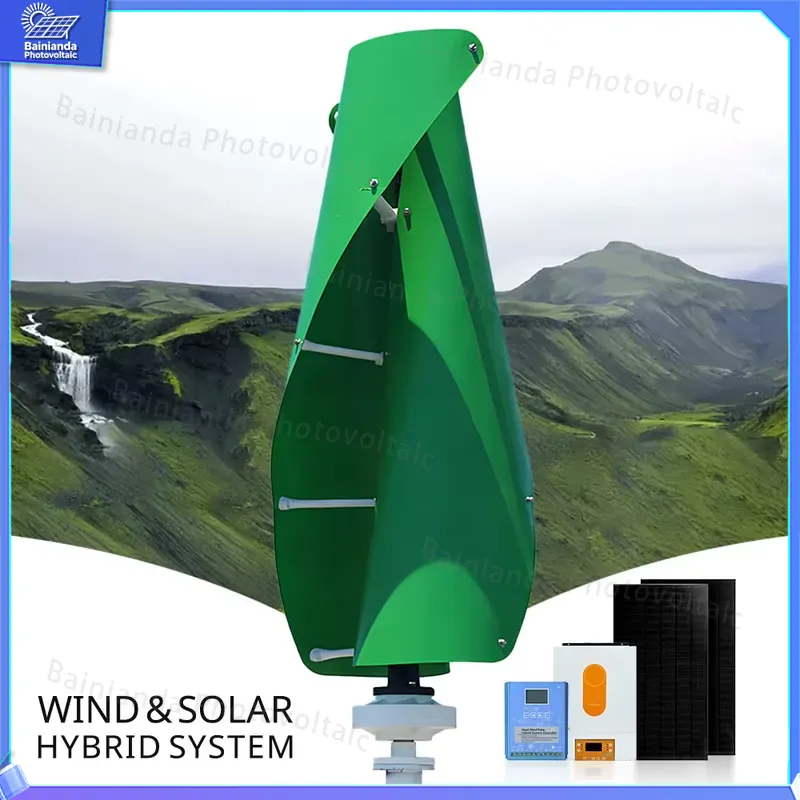 Sistem Turbin Angin Surya Hibr - Wind Solar Hybrid Kit ulasan dan harga