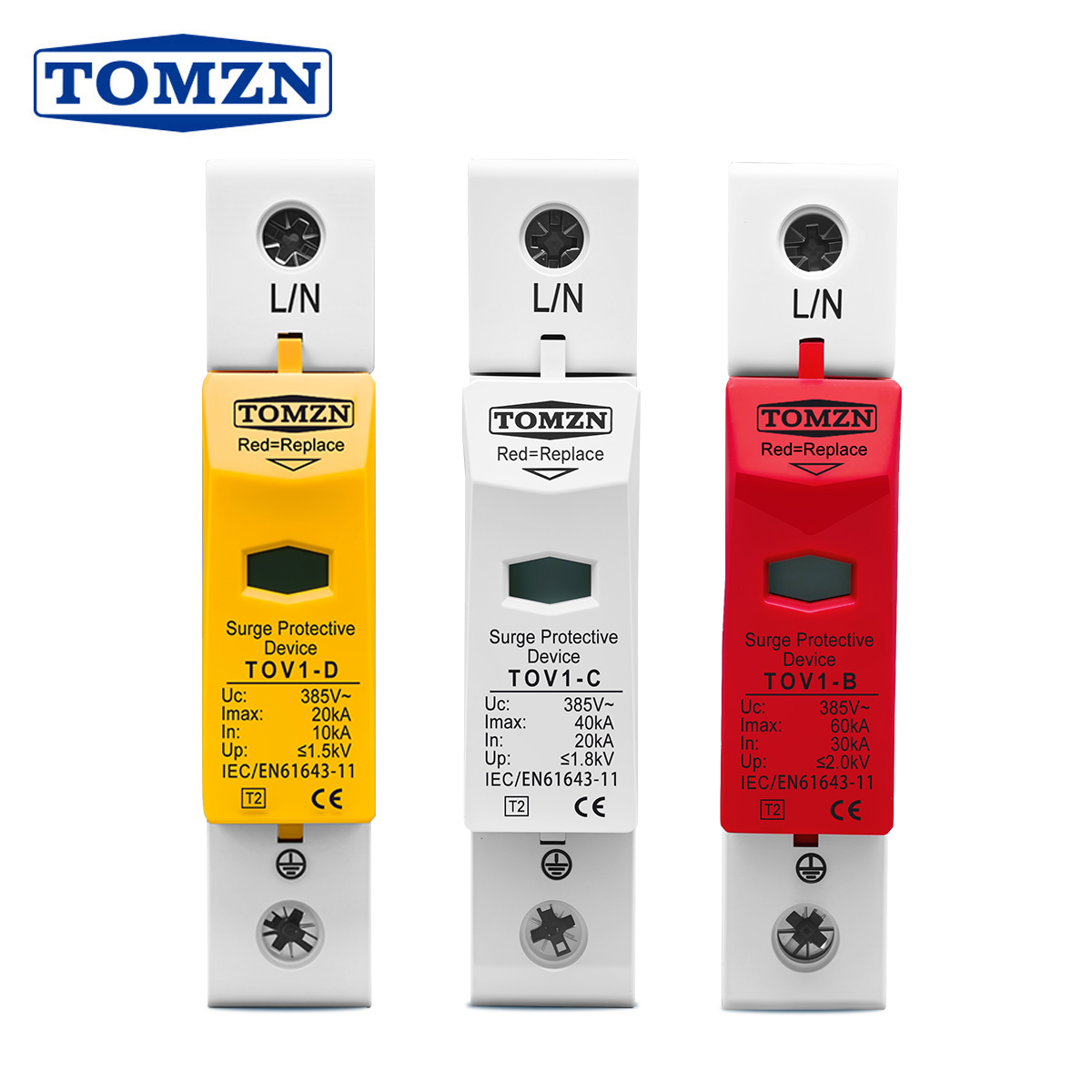 TOMZN AC SPD 1P 20KA 40KA 60KA - Ac Surge Protector ulasan dan harga